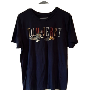 TOM and JERRY Unisex Large Short Sleeve T-Shirt